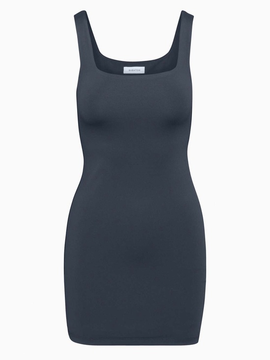 Aritzia Other - Aritzia Babaton Contour Sculpting Squareneck Mini Dress Black Size Small